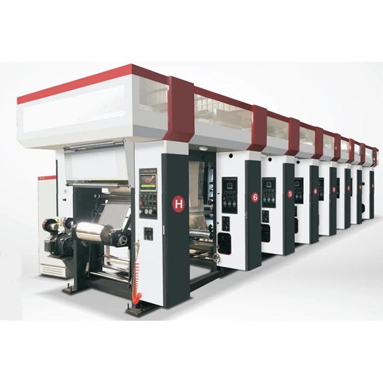 3-12 szín számítógépes automata rotációs mélynyomógép három vektoros motor