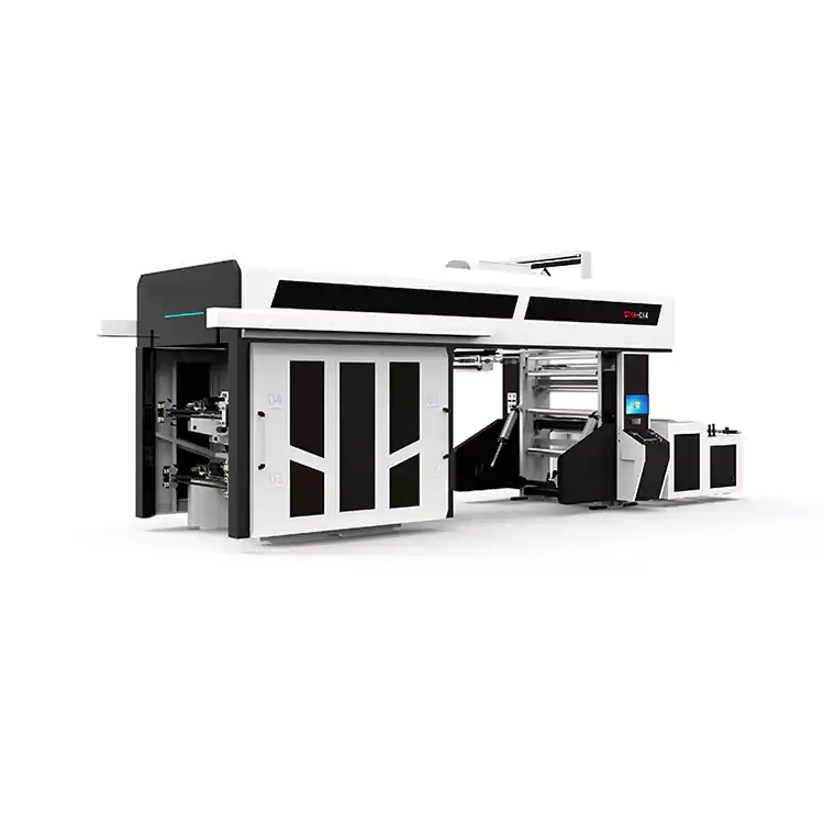 4-8 szín Flexographic Ci műanyag Flexo nyomtatógép