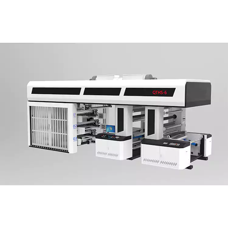 6 színű szervo meghajtó fogaskerék típusa központi dob Flexo nyomtatógép hüvely típusa