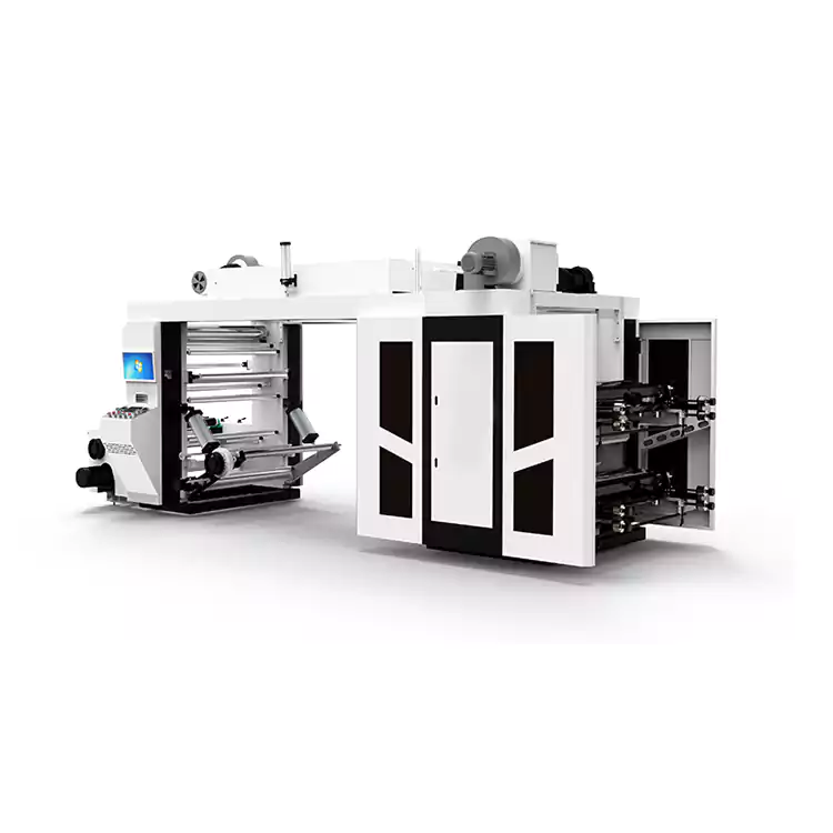 Nagy sebességű Stack típusú Flexo nyomtatógép